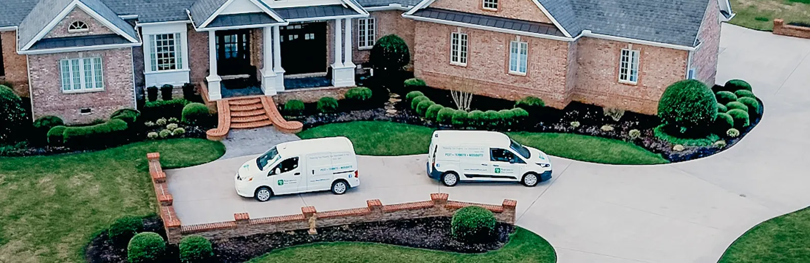 Sherrill Pest Control vans